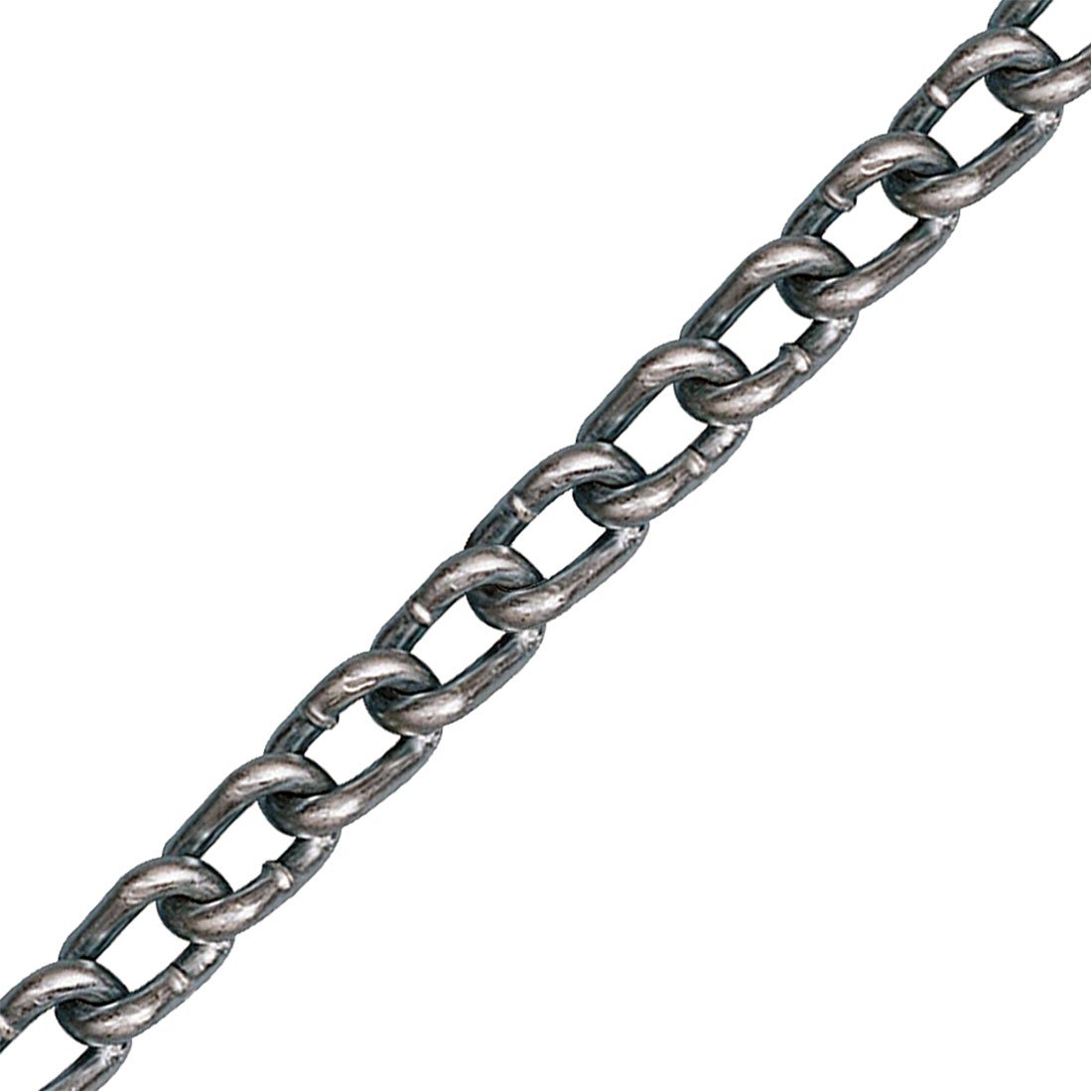 Twist Link Machine Chain Electro Galvanized 2/0 x 300'