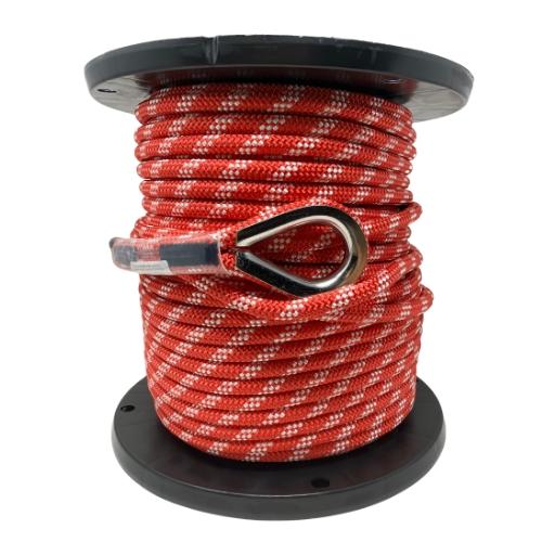 1/2" Static Master with 2 Sewn Eyes & 2 Steel Thimbles from GME Supply