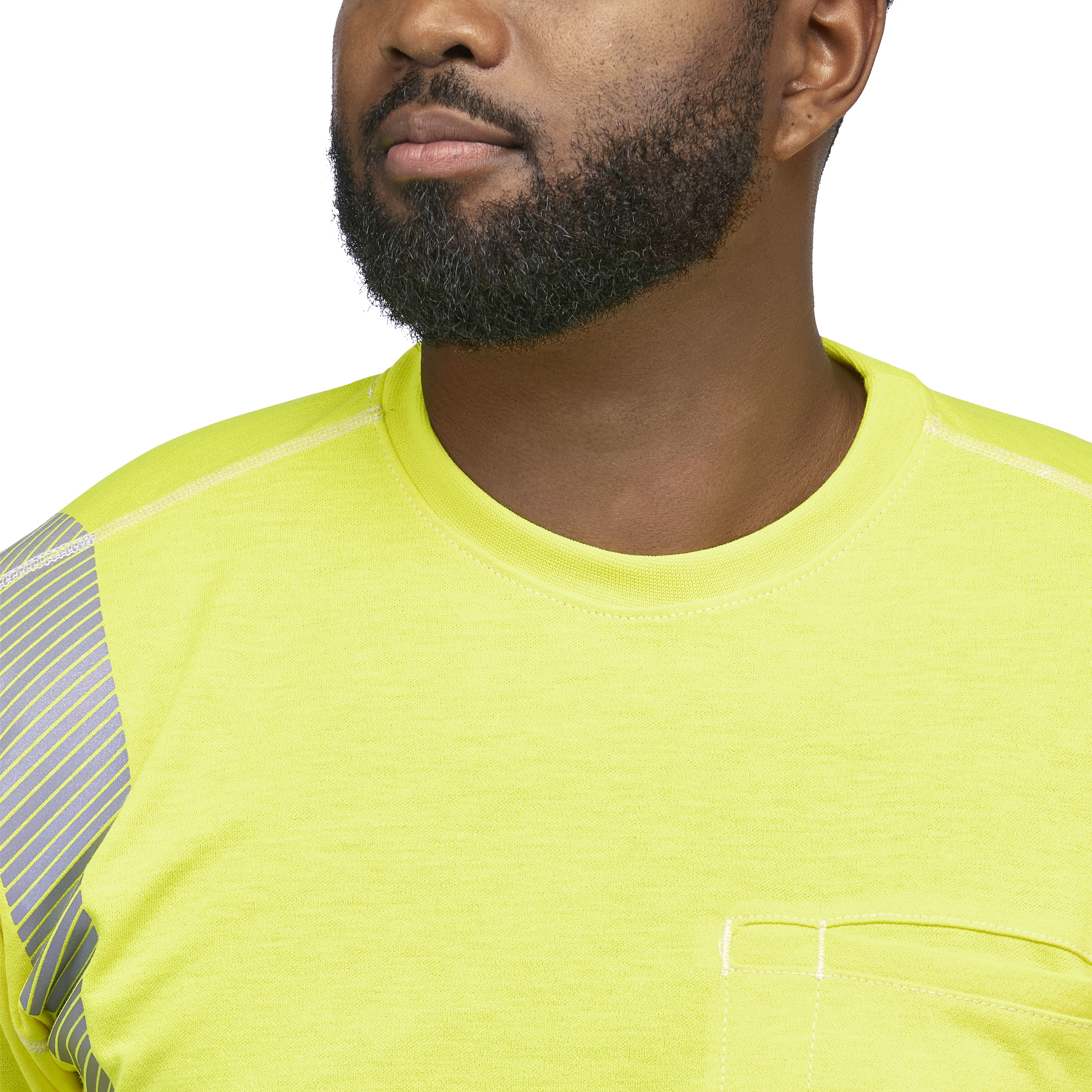 Bulwark® Men's Lightweight FR Hi-Visibility Long Sleeve T-Sh from GME Supply